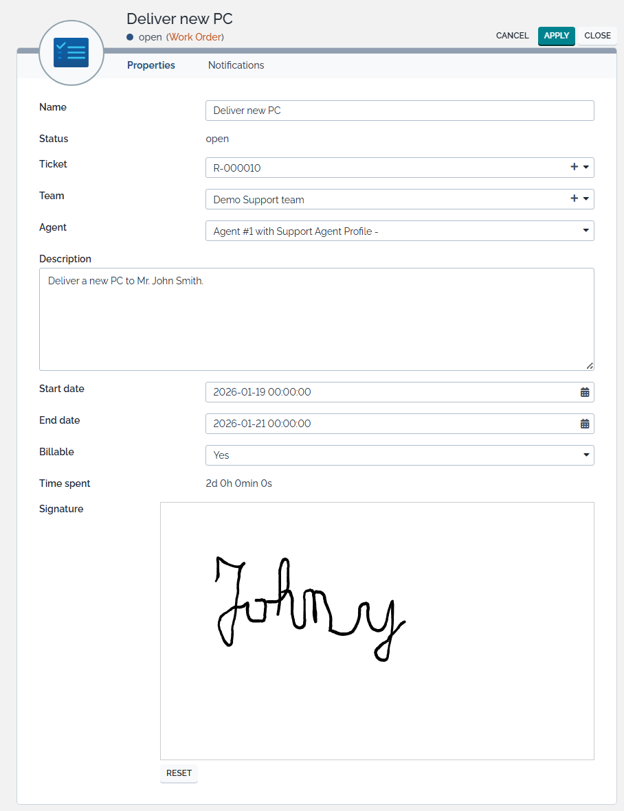 Ext Signature iTop extension – Signature Field – Jeffrey Bostoen